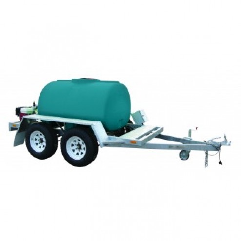 Packaged SPARKLE water cart -  portable water supply trailer mounted