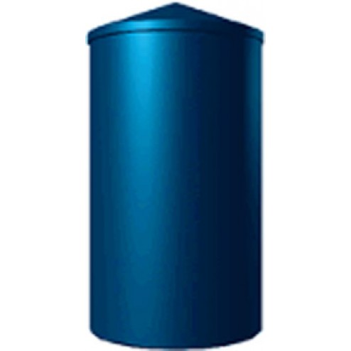 OW 2,000 litre polyethylene rainwater tank - round