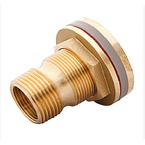 Brass or stainless steel fitting used in orifice outlet
