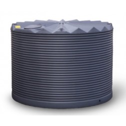 OW 5,000 litre polyethylene rainwater tank - round