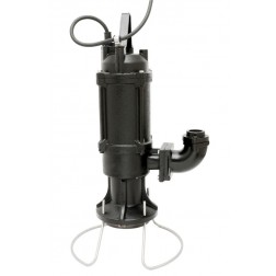 Submersible Sewer Pump - 1.5Hp GS series 32mm grinder semi positive displacement -  high head manual