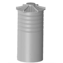 OW 1,000 litre polyethylene rainwater  tank - fully configured