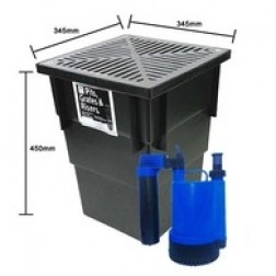 SPARKLE packaged 032 liter drainage pumped pit Class A grate - 300 series 