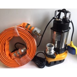 Submersible Pump KV - 1hp drainage pump 50mm Camlock F connector rope automatic - builder pack7