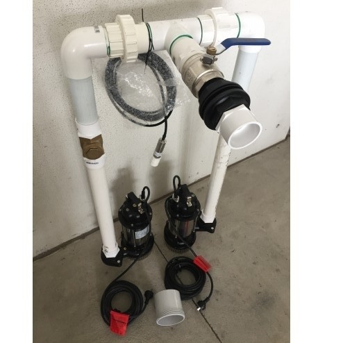 POK 25mm flexible PVC pump-to-tap 25mm connection kit